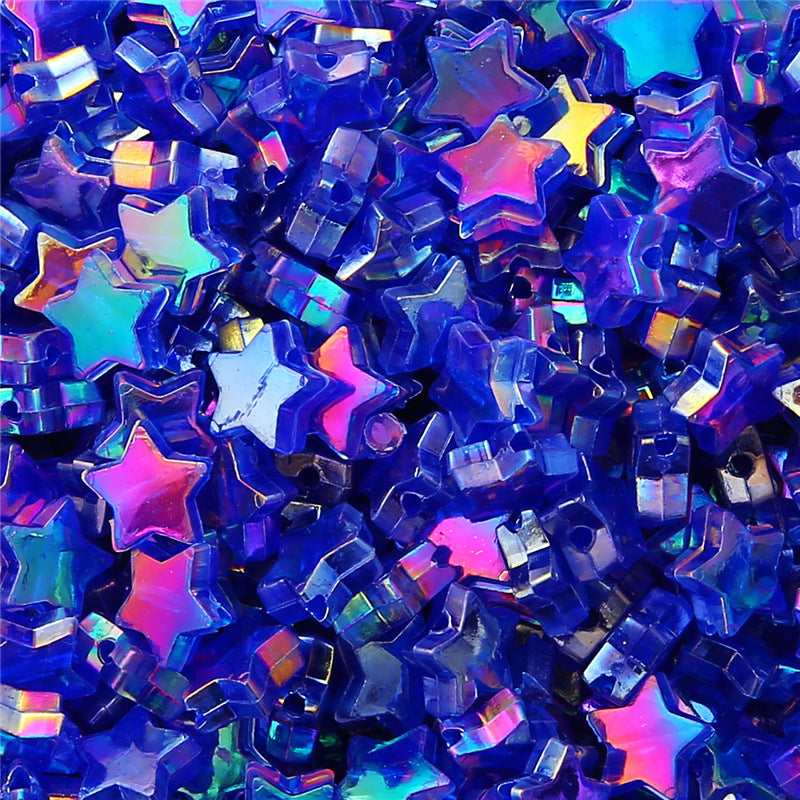 Wholesale 100PCS Five Point Star Acrylic Beads